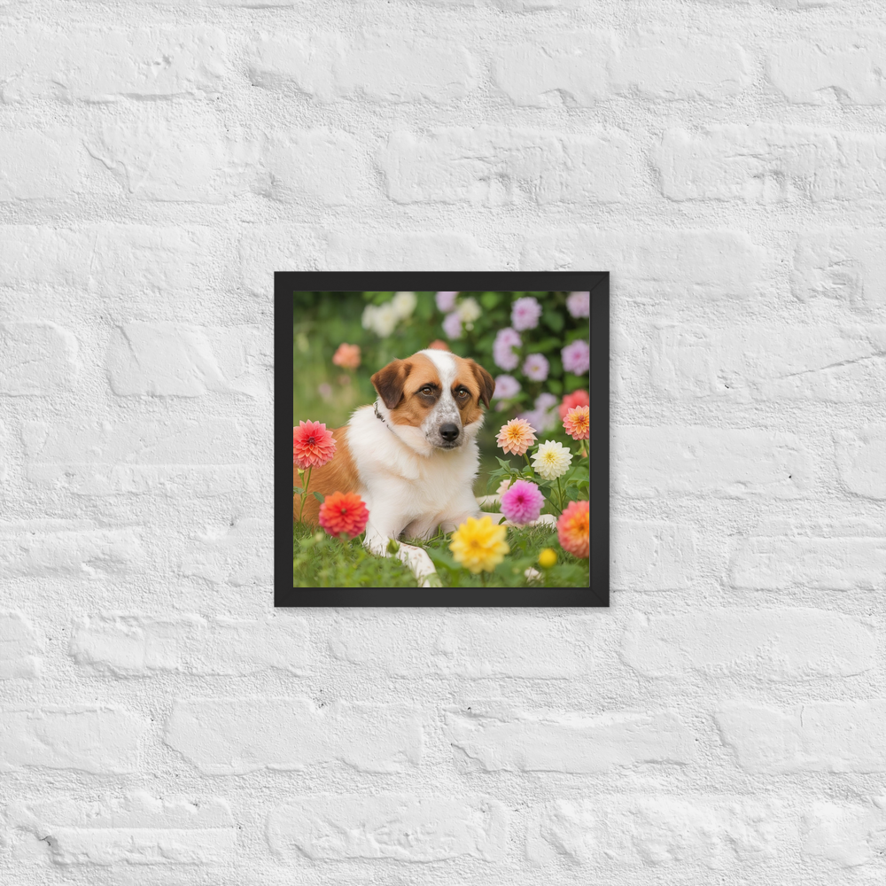 PugMug Custom Hazim Framed Print