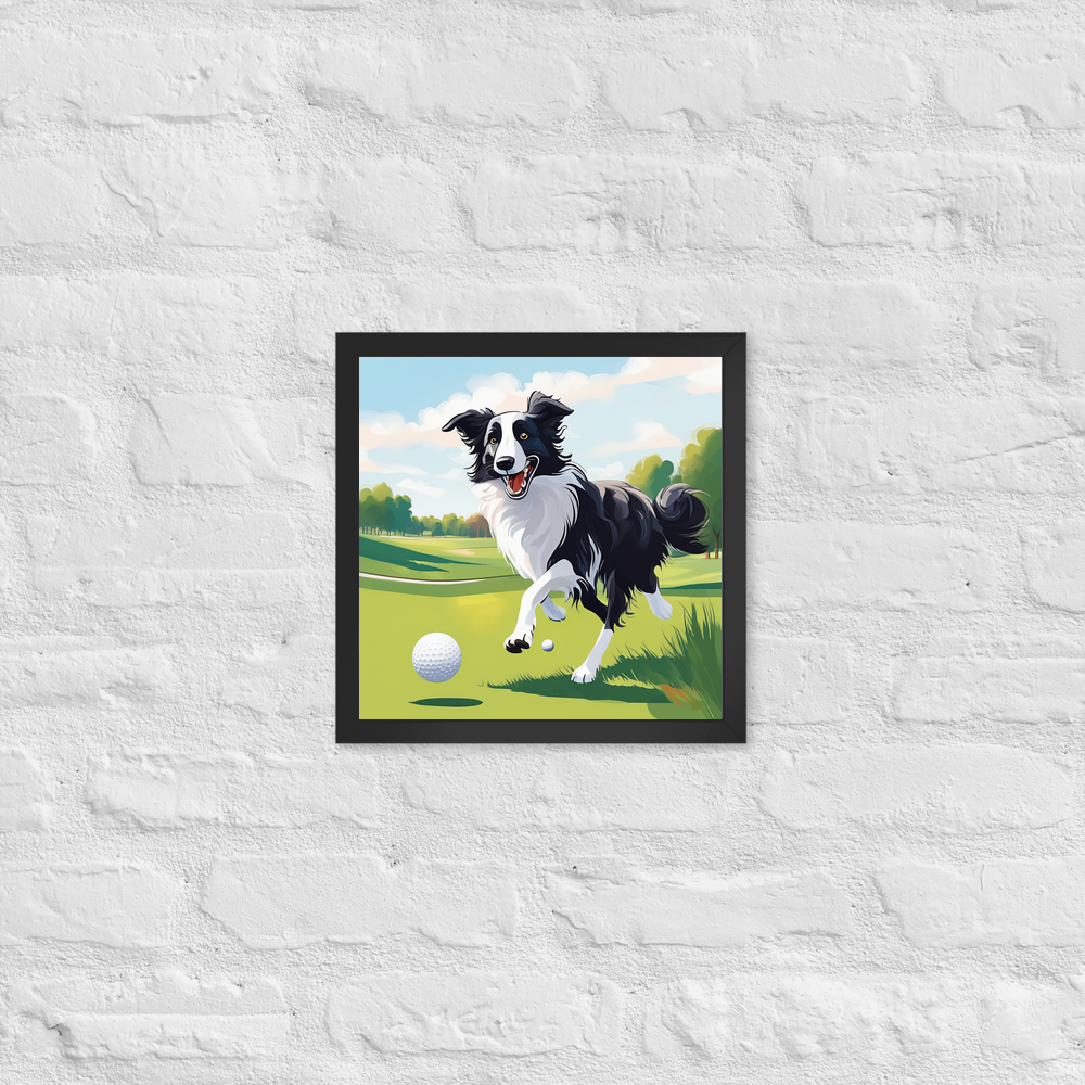 PugMug Custom Border Collie Framed Print