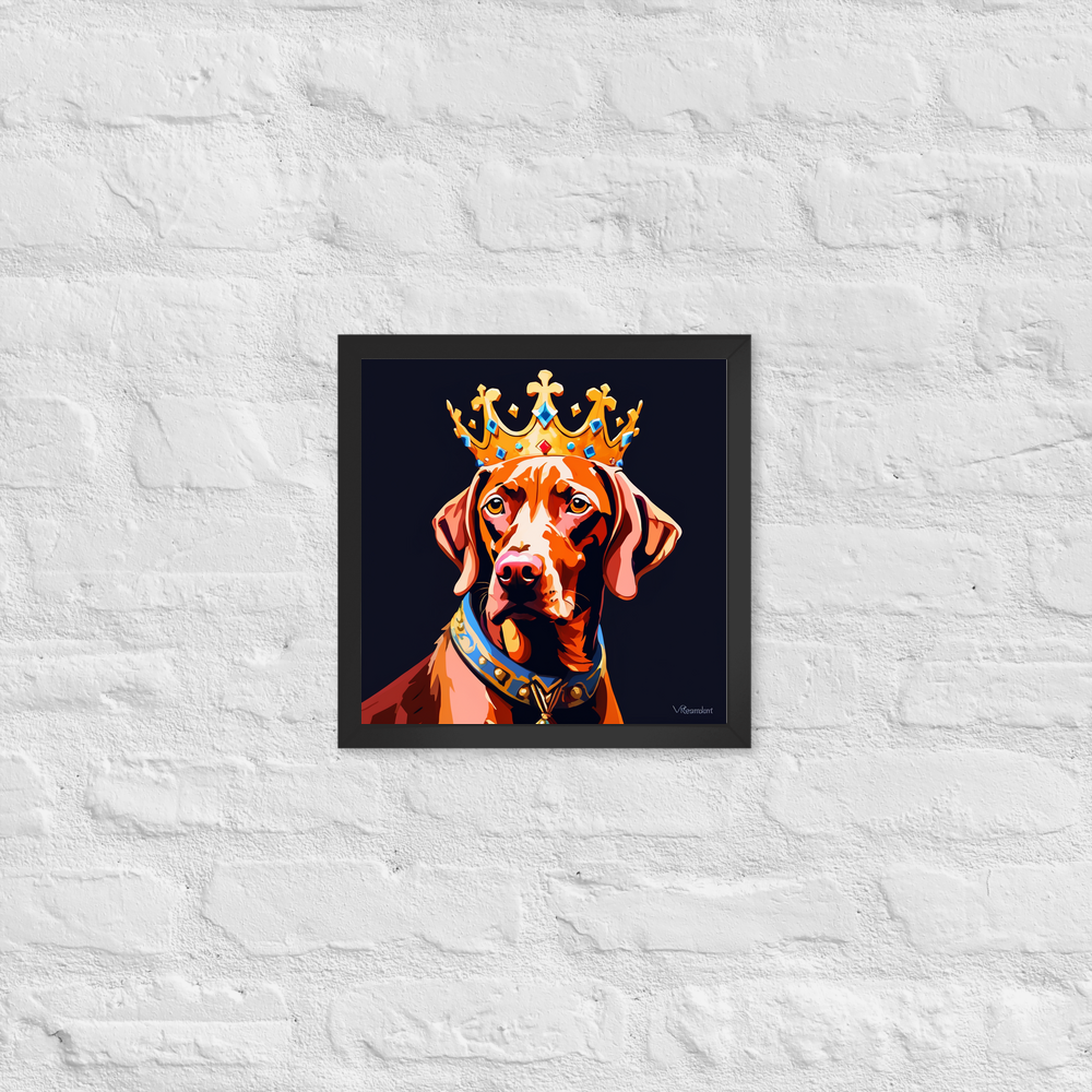 PugMug Custom Vizsla Framed Print