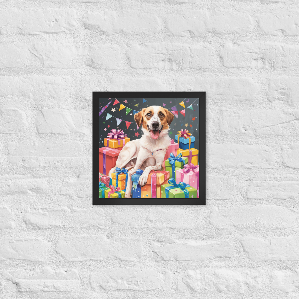 PugMug Custom Hazim Framed Print