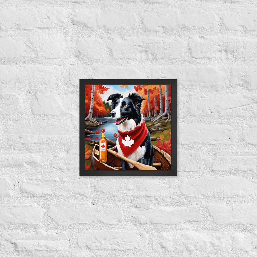 PugMug Custom Border Collie Framed Print