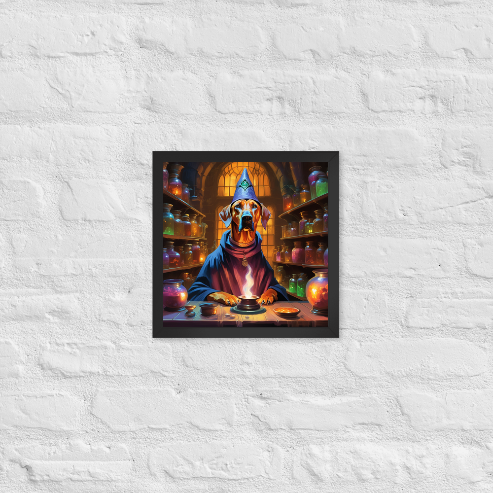 PugMug Custom Rhodesian Ridgeback Framed Print