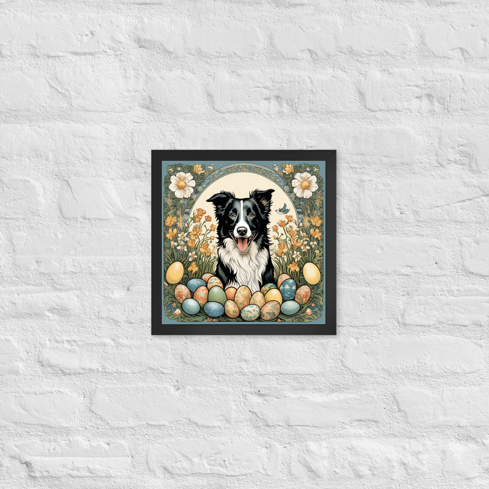 PugMug Custom Border Collie Framed Print