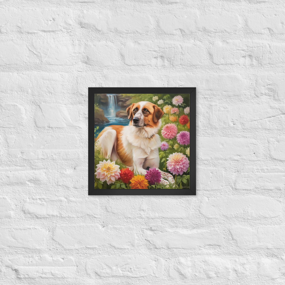 PugMug Custom Hazim Framed Print