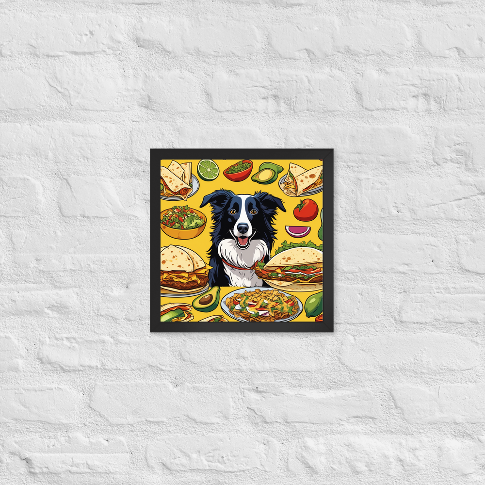 PugMug Custom Border Collie Framed Print