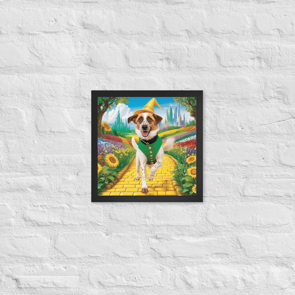 PugMug Custom Hazim Framed Print