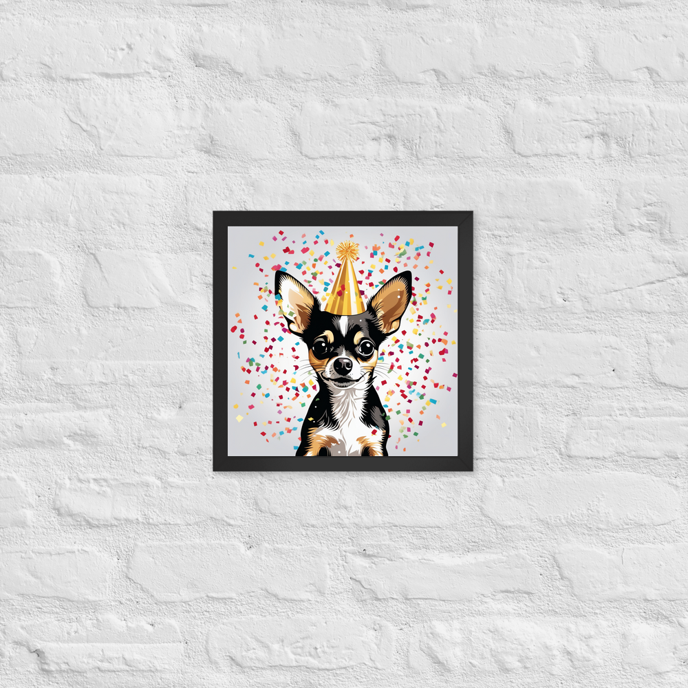PugMug Custom Chihuahua Framed Print