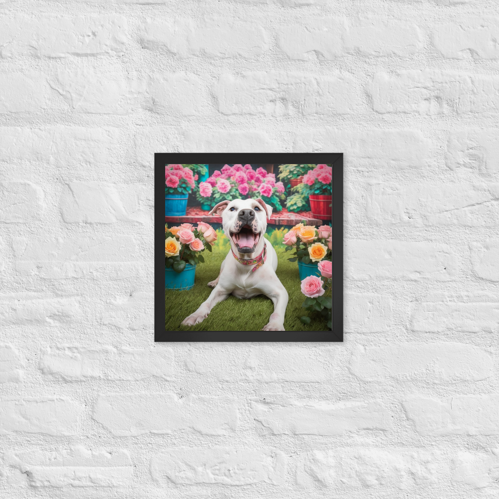 PugMug Custom Melody Framed Print