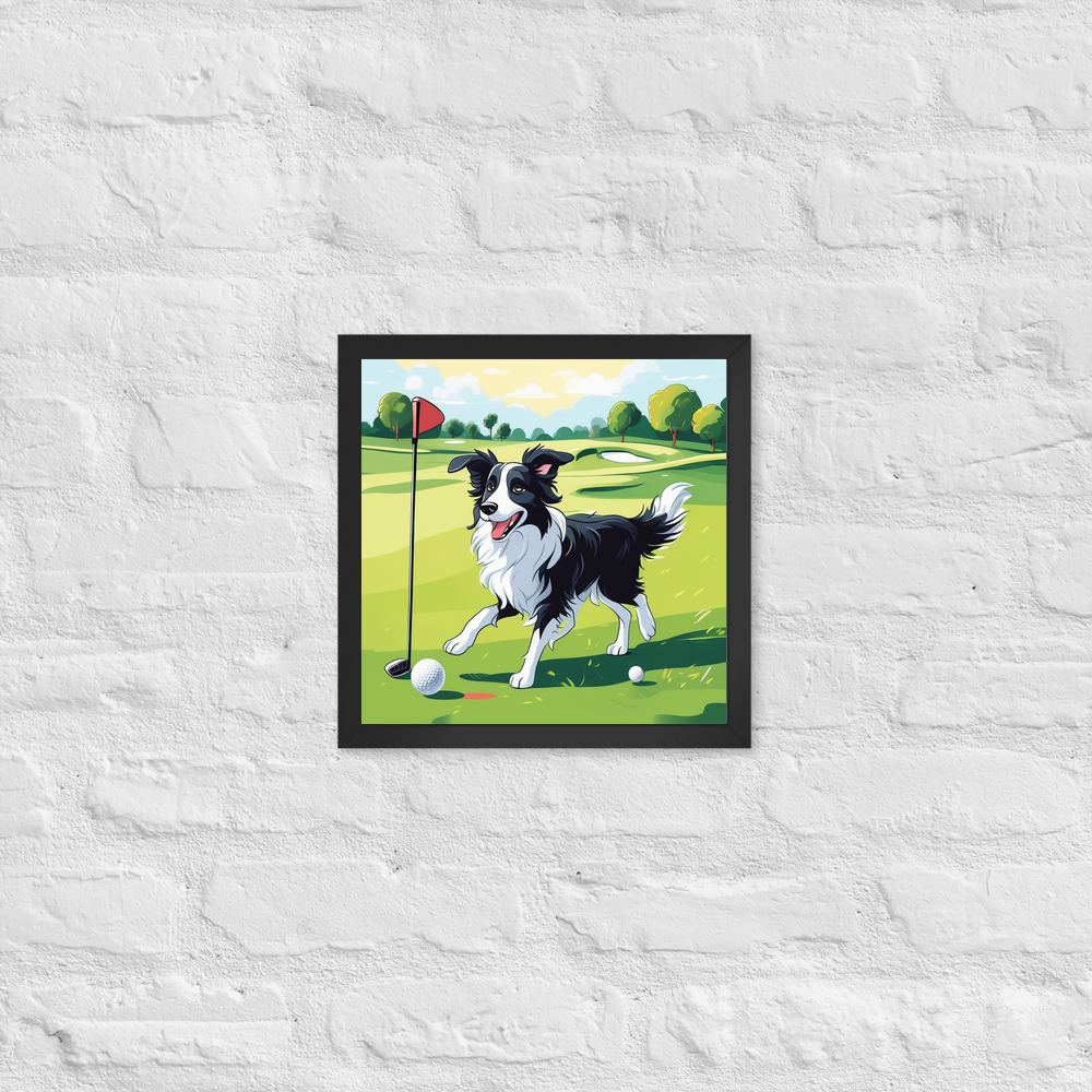 PugMug Custom Border Collie Framed Print
