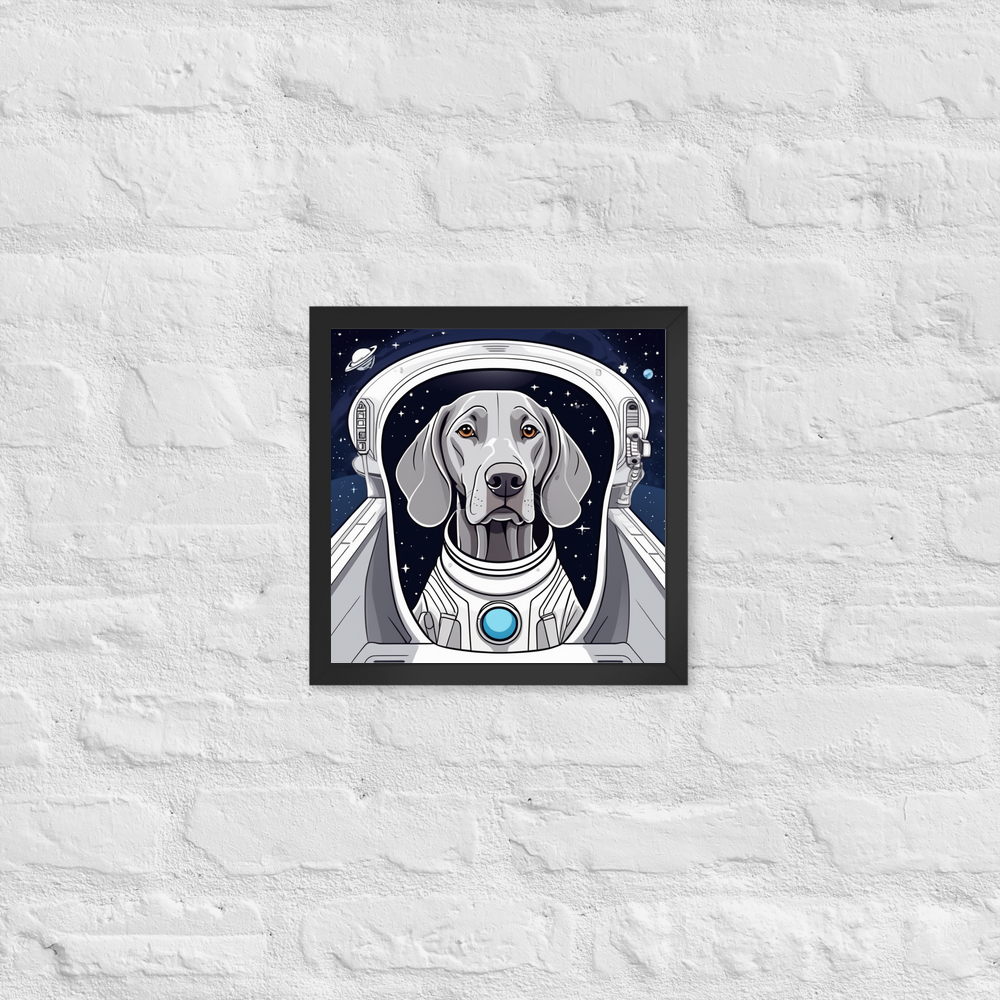 PugMug Custom Weimaraner Framed Print