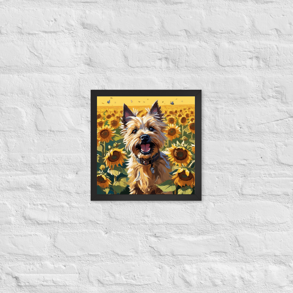 PugMug Custom Cairn Terrier Framed Print