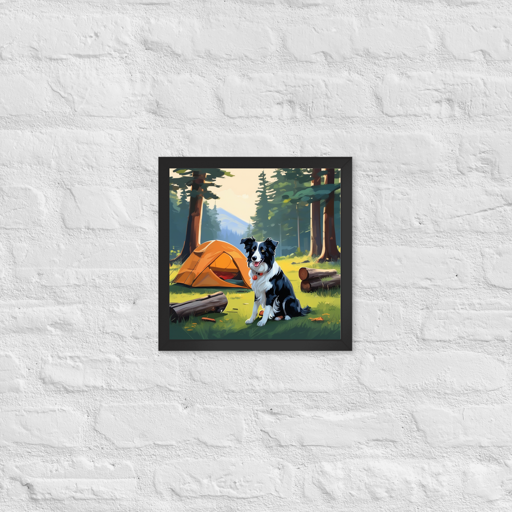 PugMug Custom Border Collie Framed Print