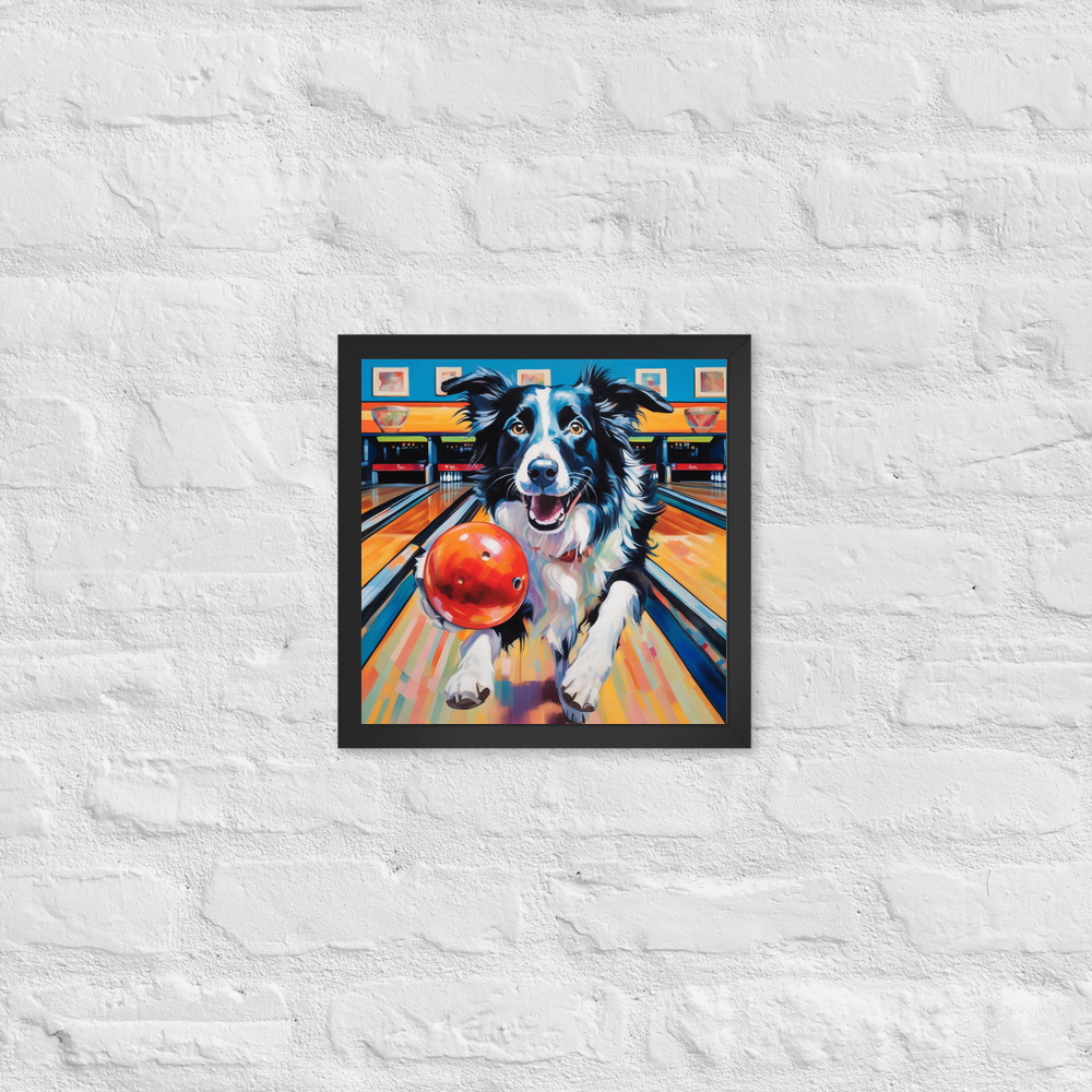 PugMug Custom Border Collie Framed Print