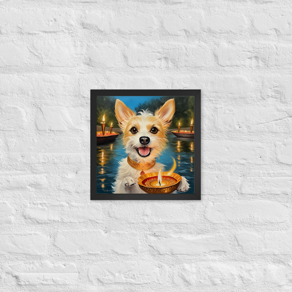 PugMug Custom Luna Framed Print