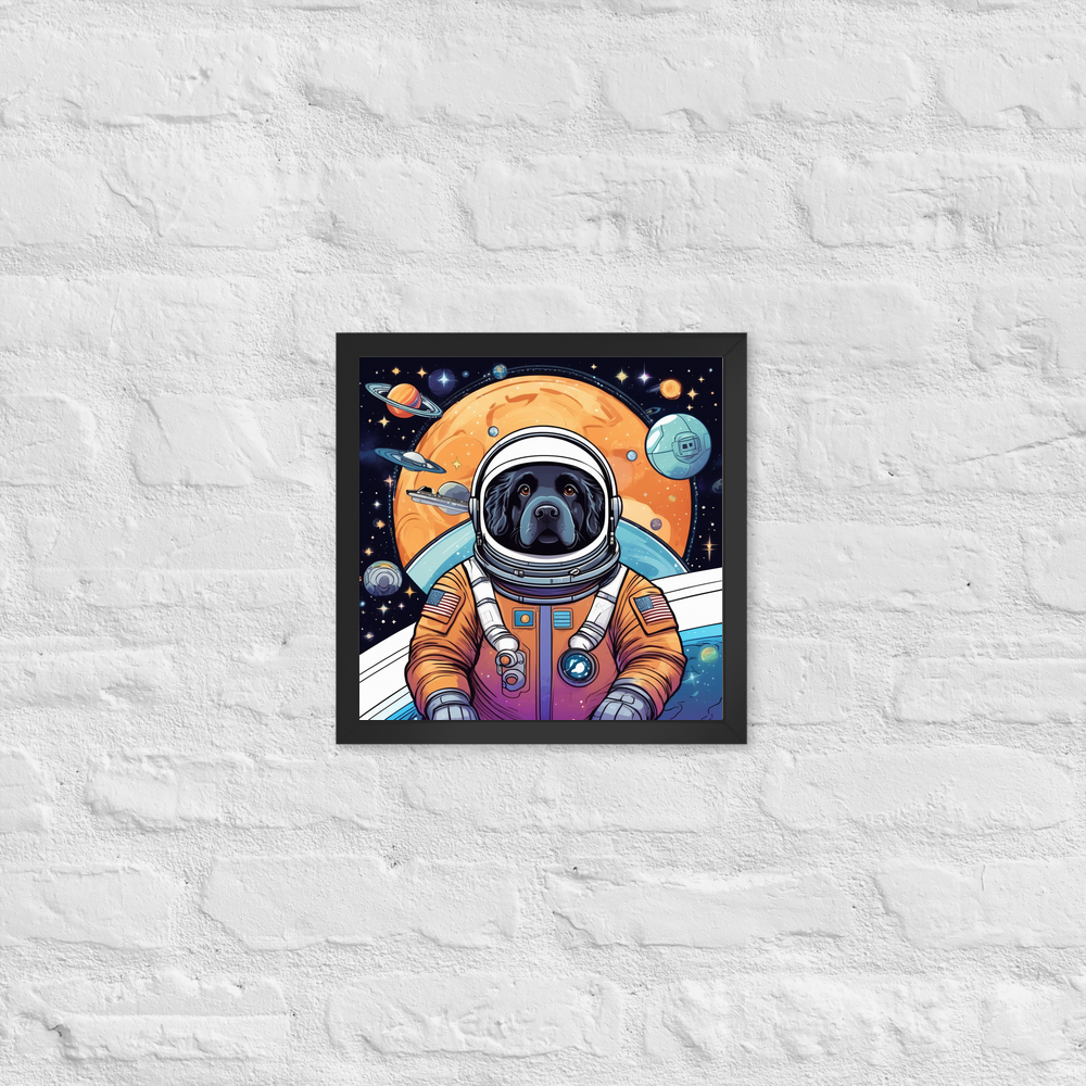 PugMug Custom Newfoundland Framed Print