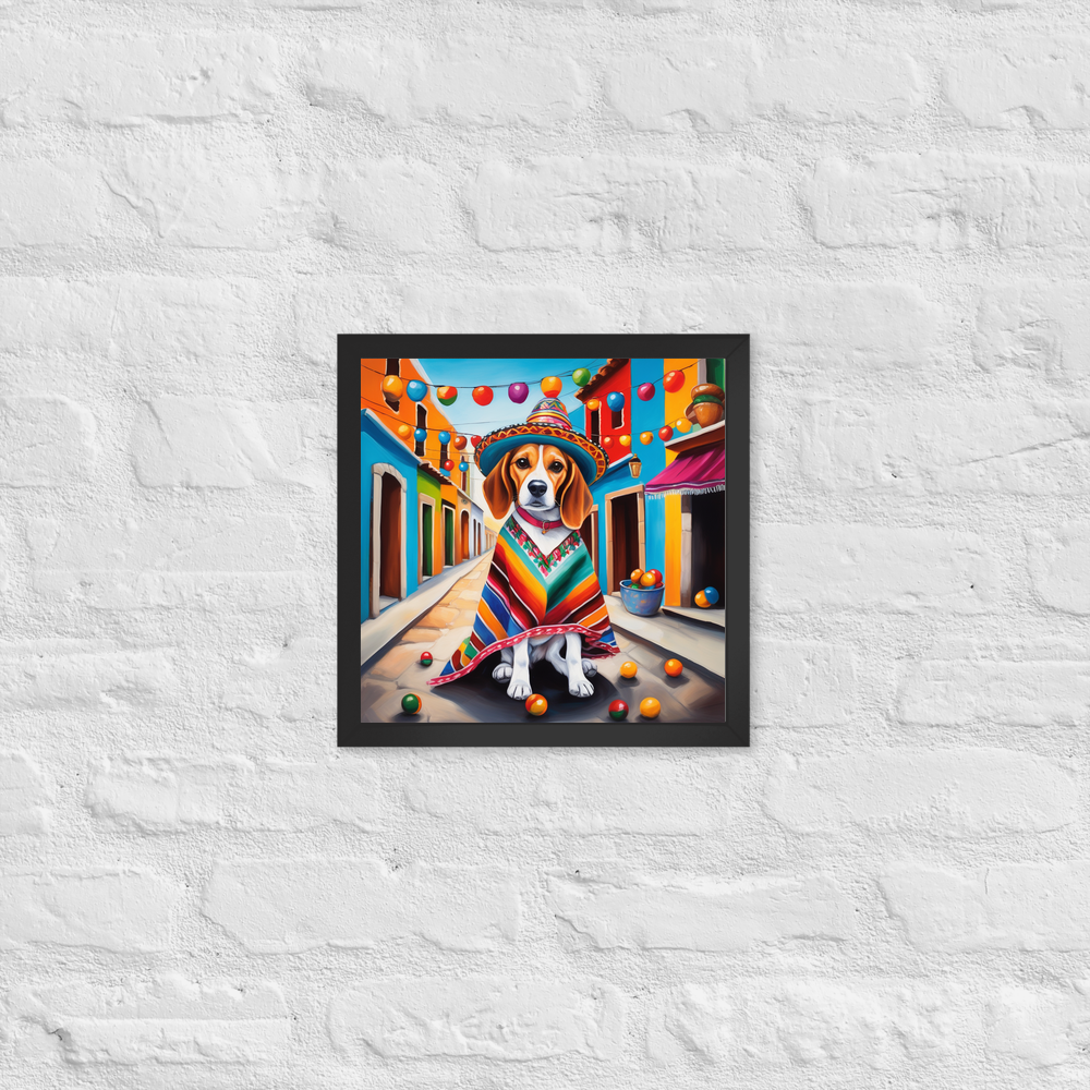 PugMug Custom Pet Framed Print