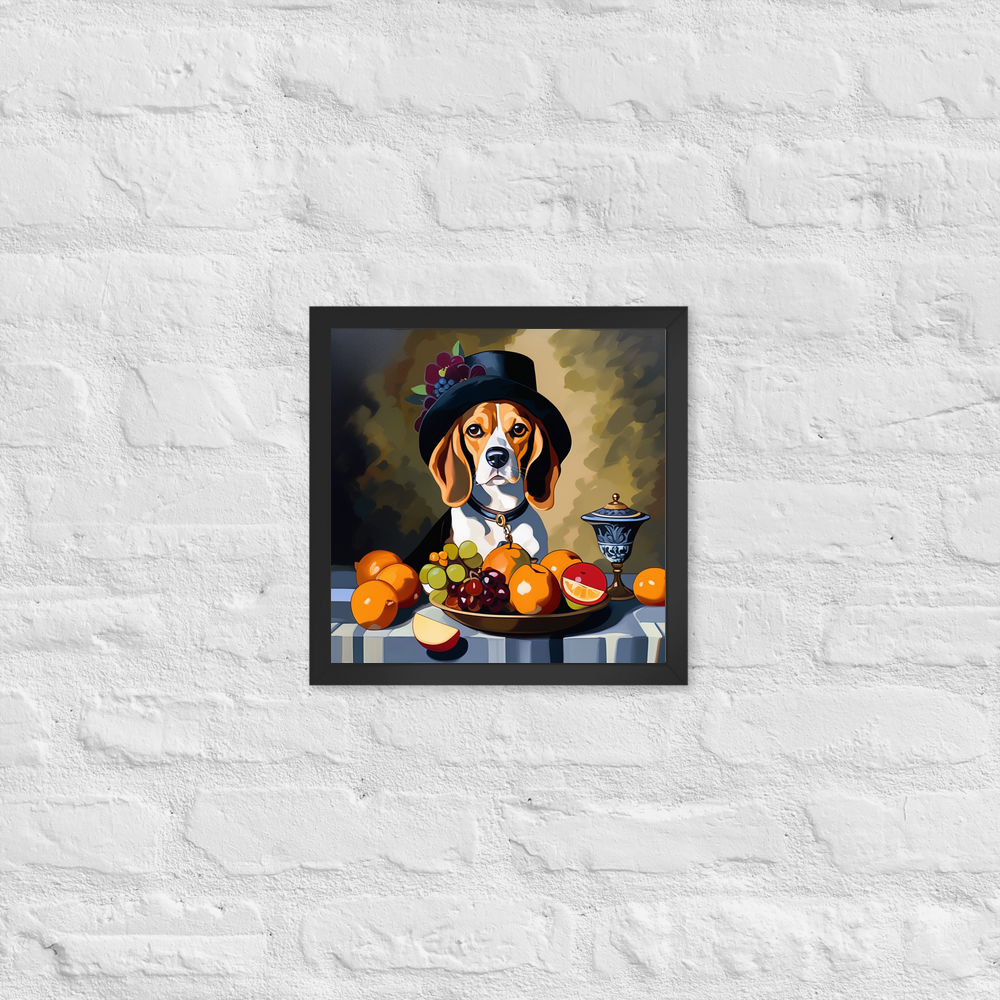 PugMug Custom Beagle Framed Print