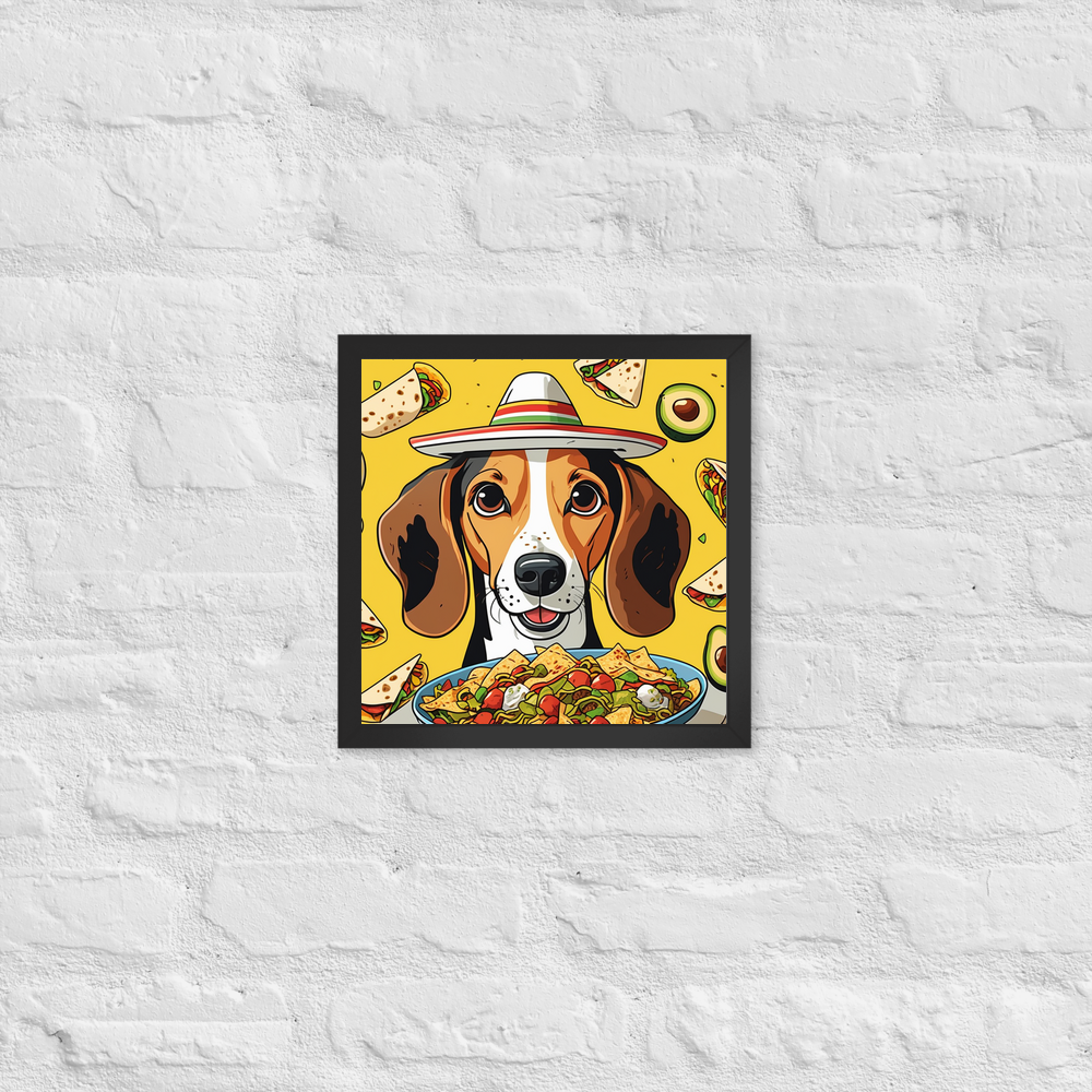 PugMug Custom Beagle Framed Print