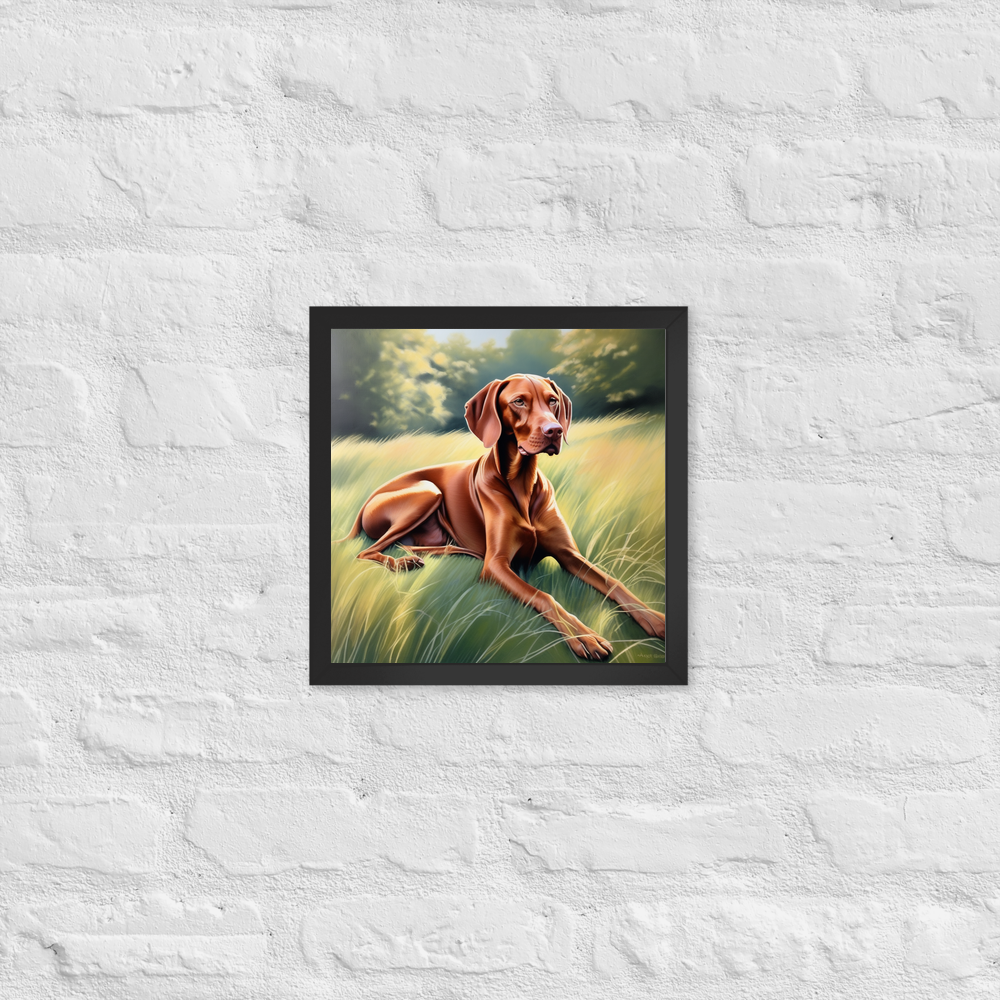 PugMug Custom Vizsla Framed Print