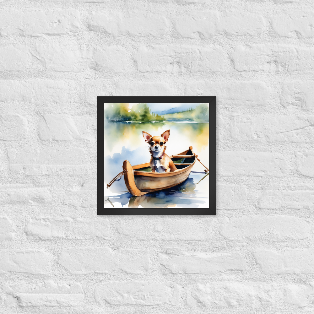 PugMug Custom Chihuahua Framed Print