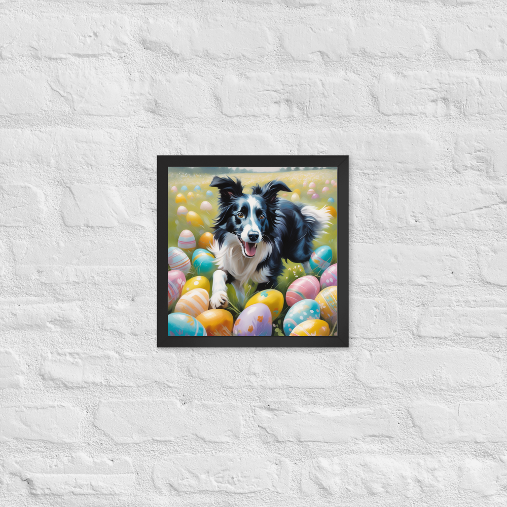 PugMug Custom Border Collie Framed Print