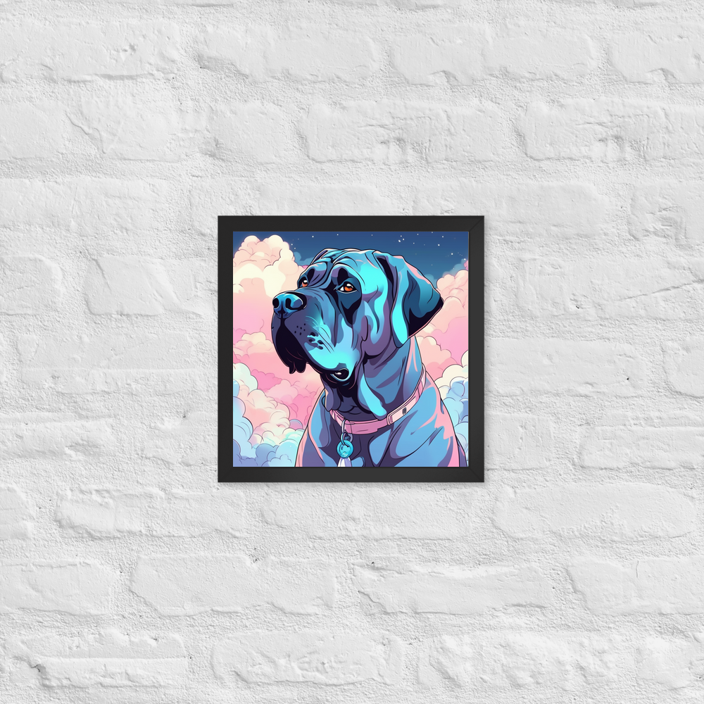 PugMug Custom Mastiff Framed Print