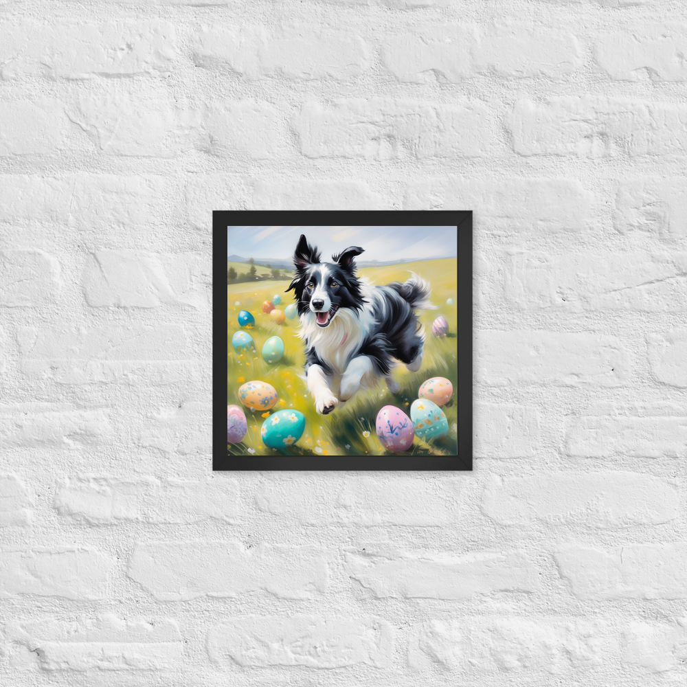 PugMug Custom Border Collie Framed Print