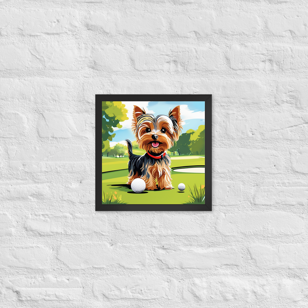 PugMug Custom Yorkshire Terrier Framed Print