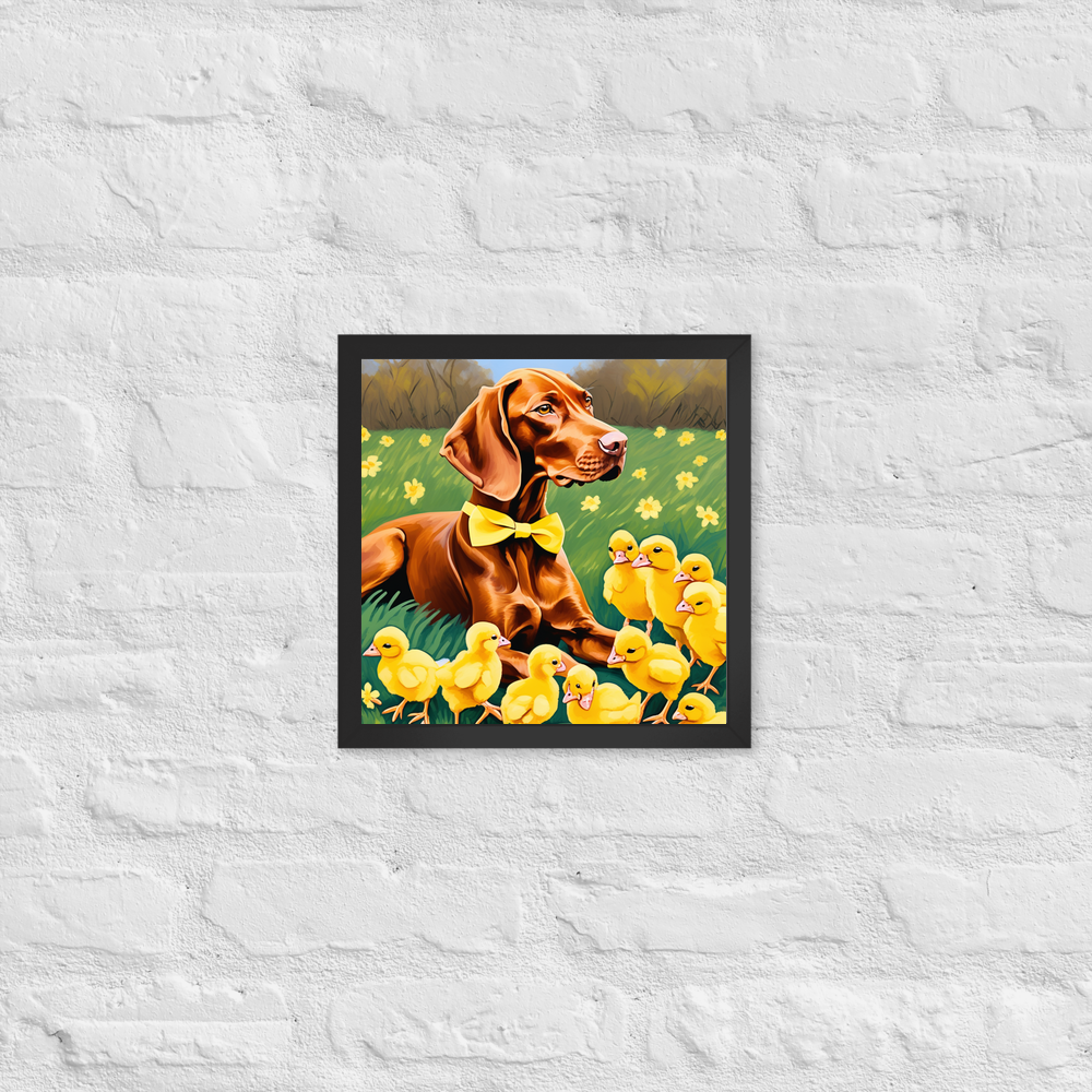 PugMug Custom Vizsla Framed Print