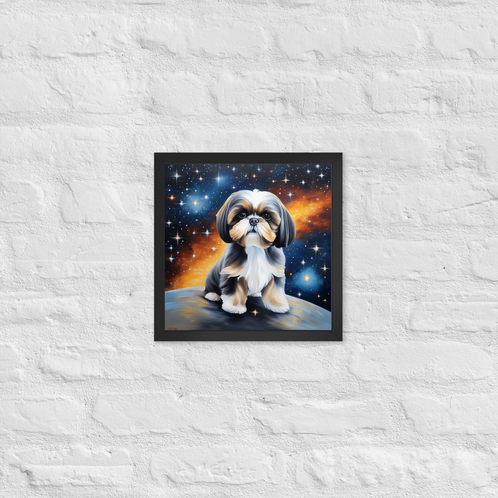 PugMug Custom Shih Tzu Framed Print