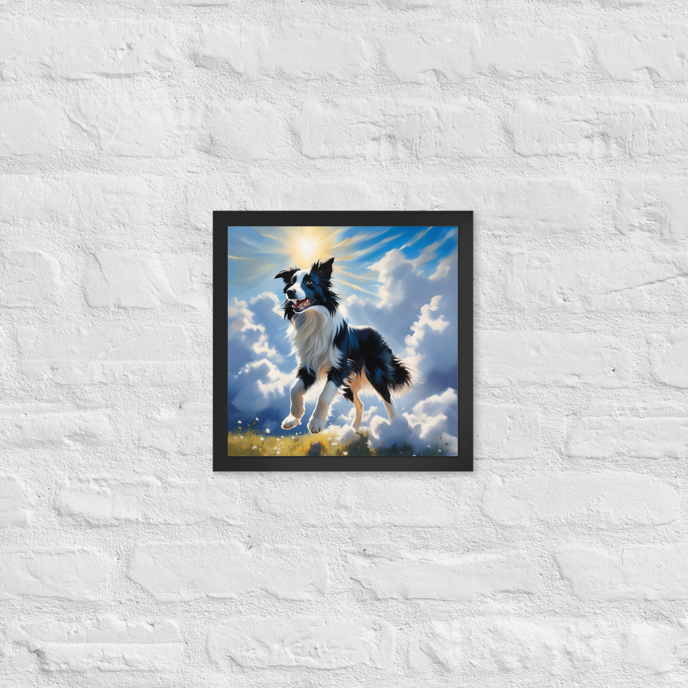 PugMug Custom Border Collie Framed Print
