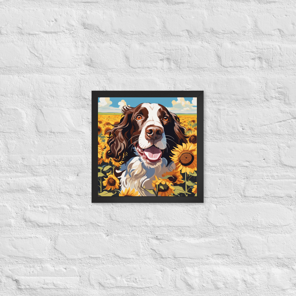 PugMug Custom English Springer Spaniel Framed Print