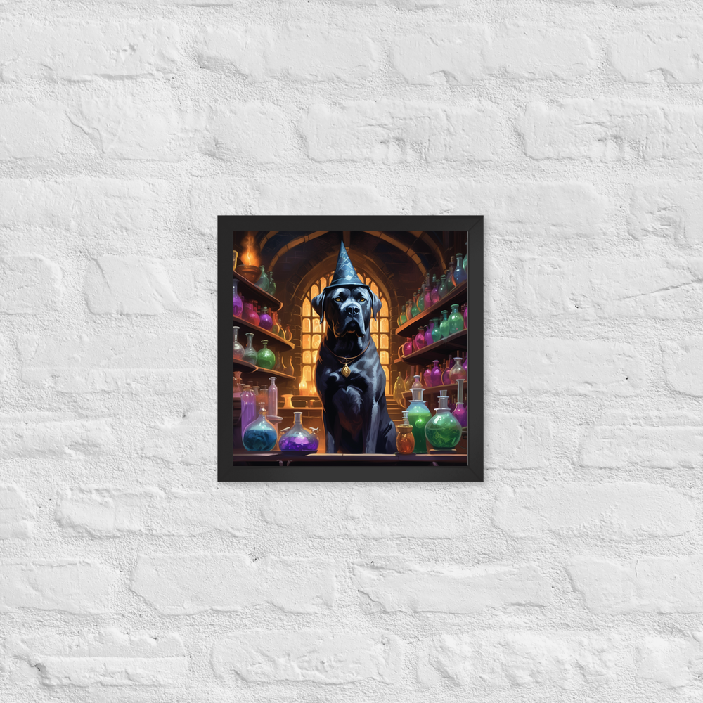 PugMug Custom Cane Corso Framed Print