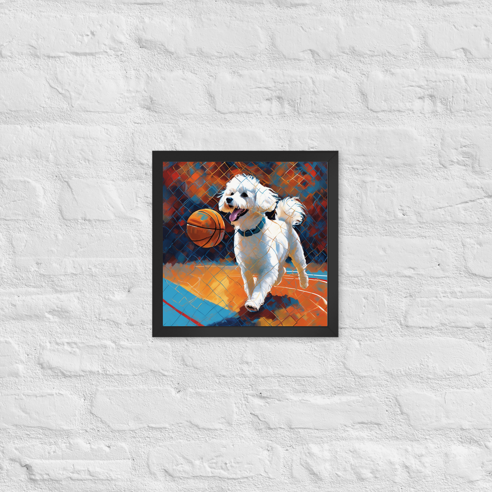 PugMug Custom Bichons Frise Framed Print