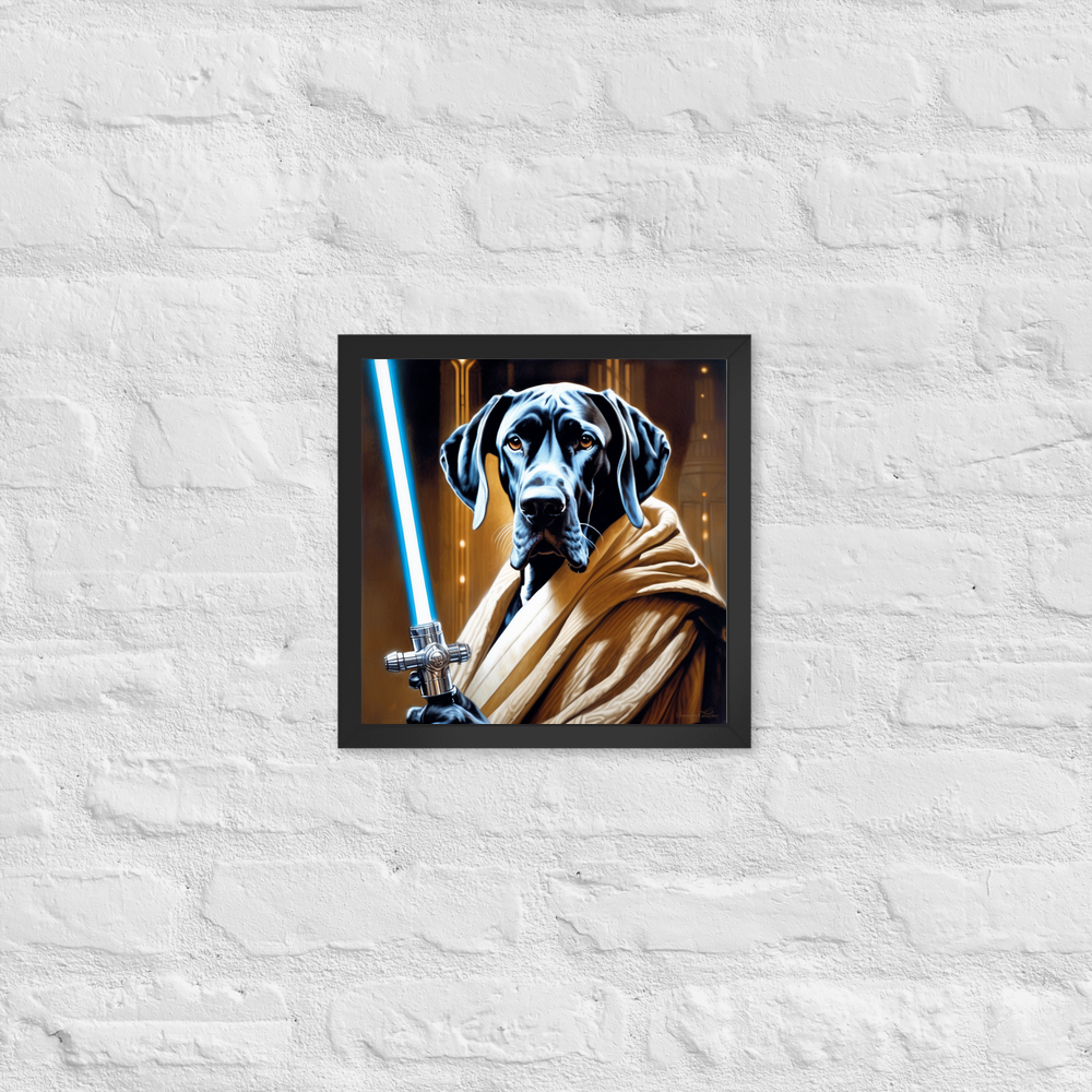 PugMug Custom Great Dane Framed Print