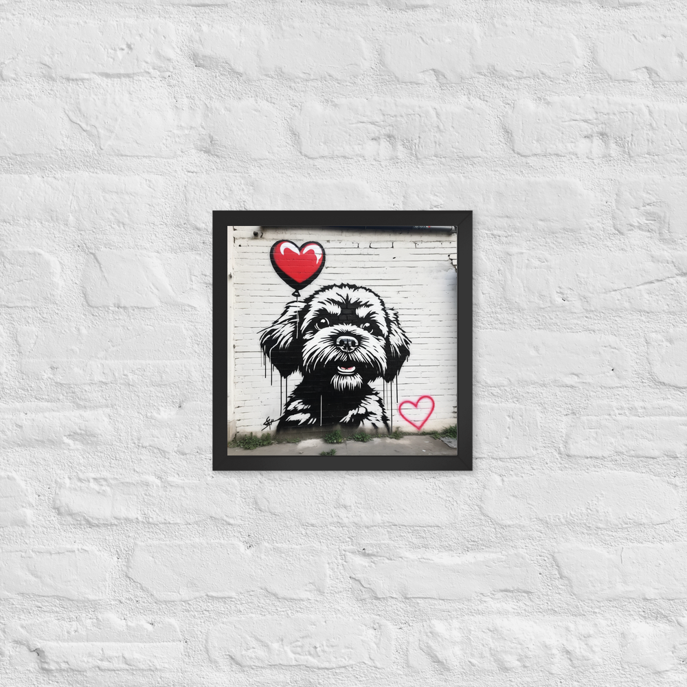 PugMug Custom Lily Framed Print