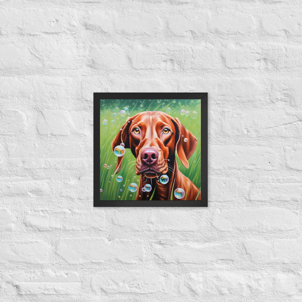 PugMug Custom Vizsla Framed Print
