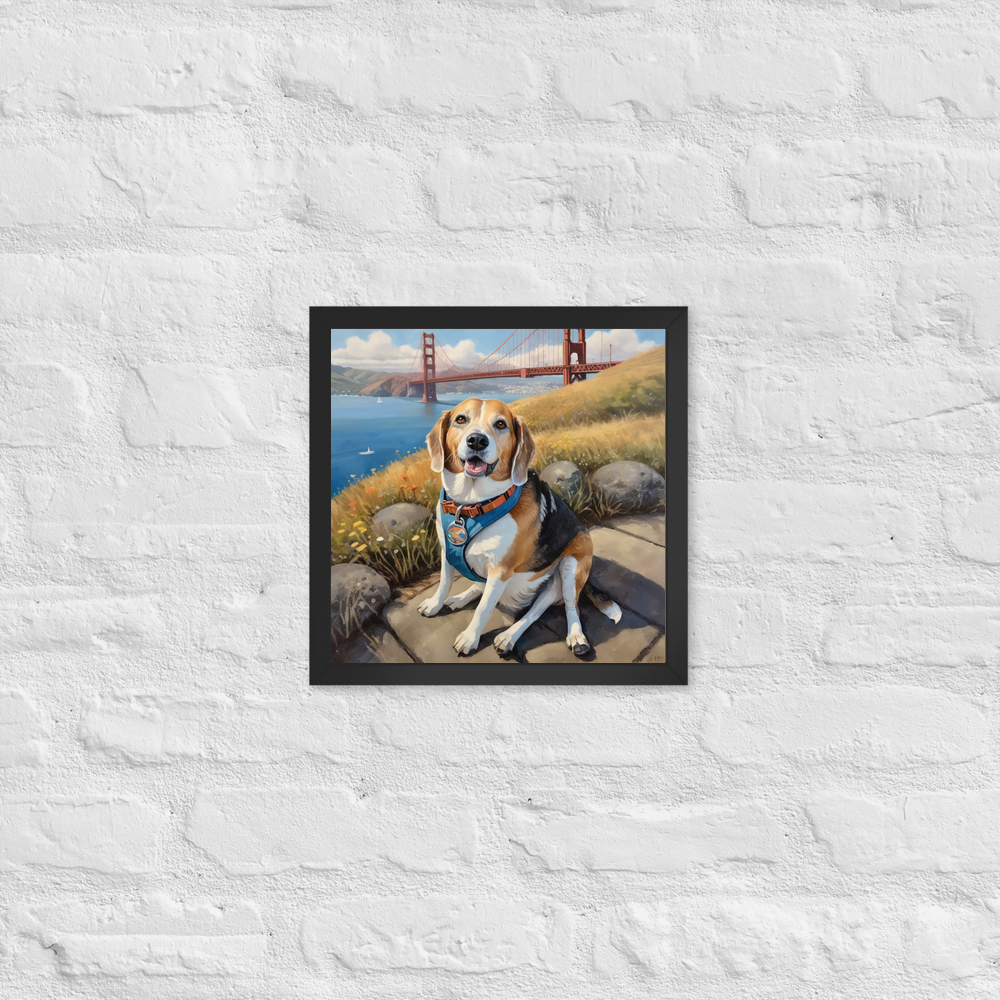 PugMug Custom Munchkin Framed Print