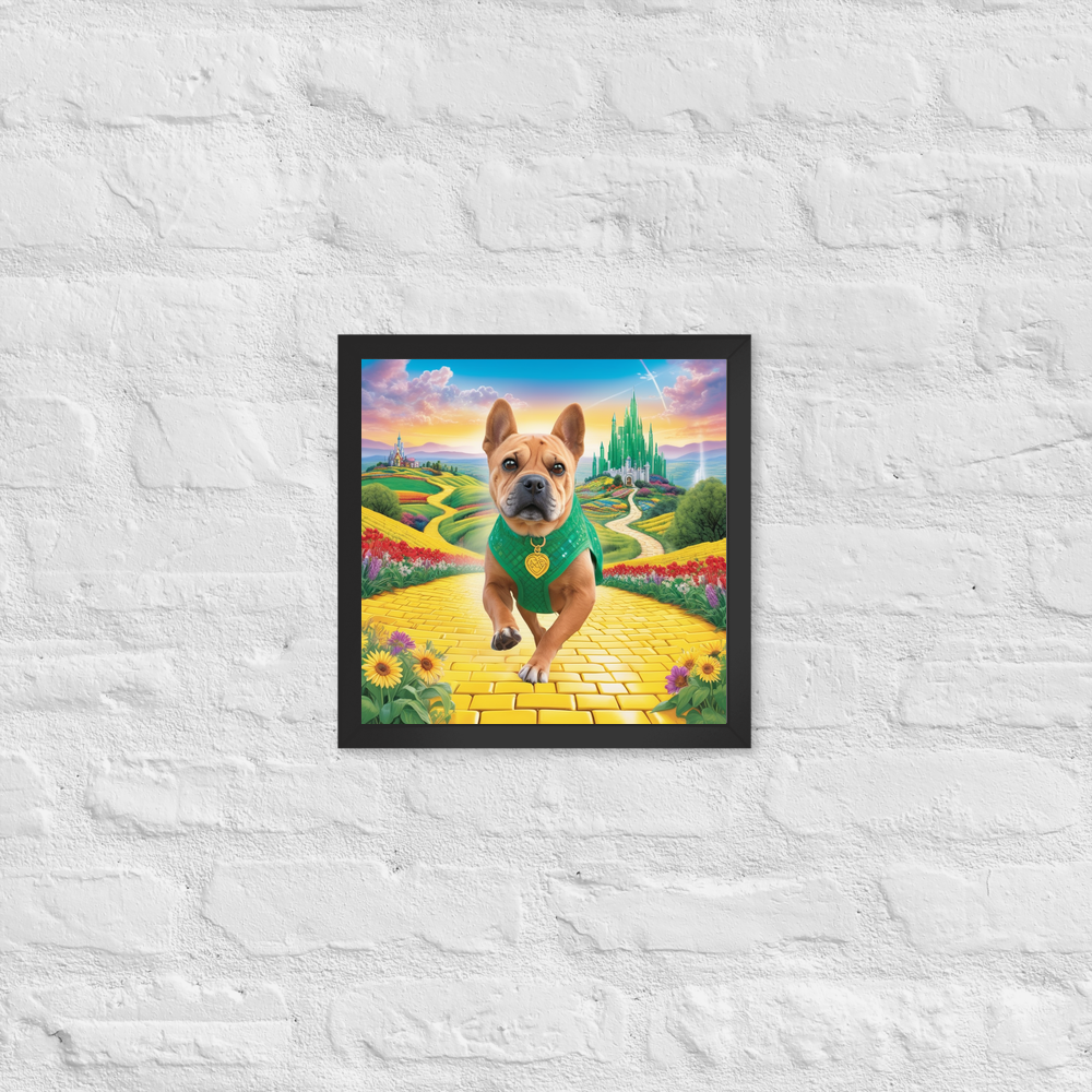PugMug Custom Halina Framed Print