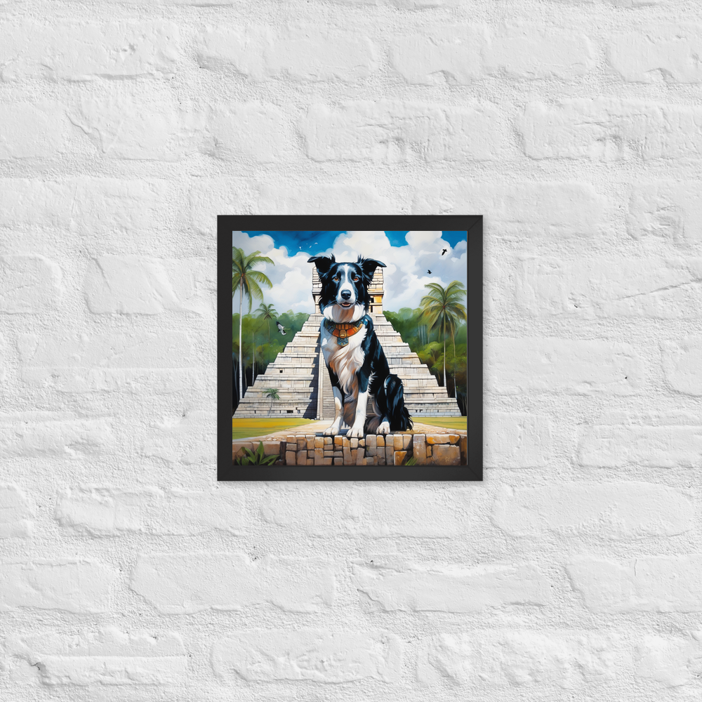PugMug Custom Border Collie Framed Print