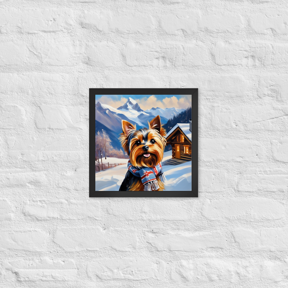 PugMug Custom Yorkshire Terrier Framed Print