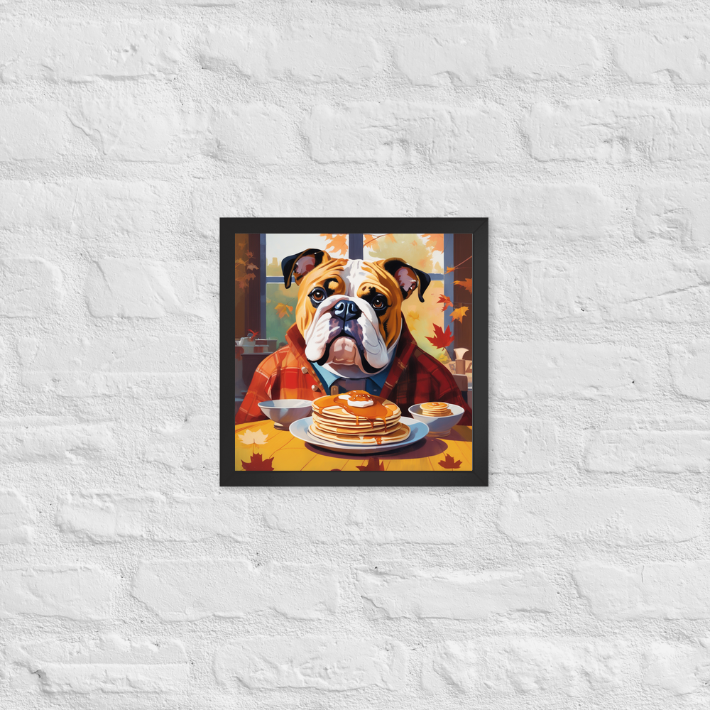 PugMug Custom Bulldog Framed Print