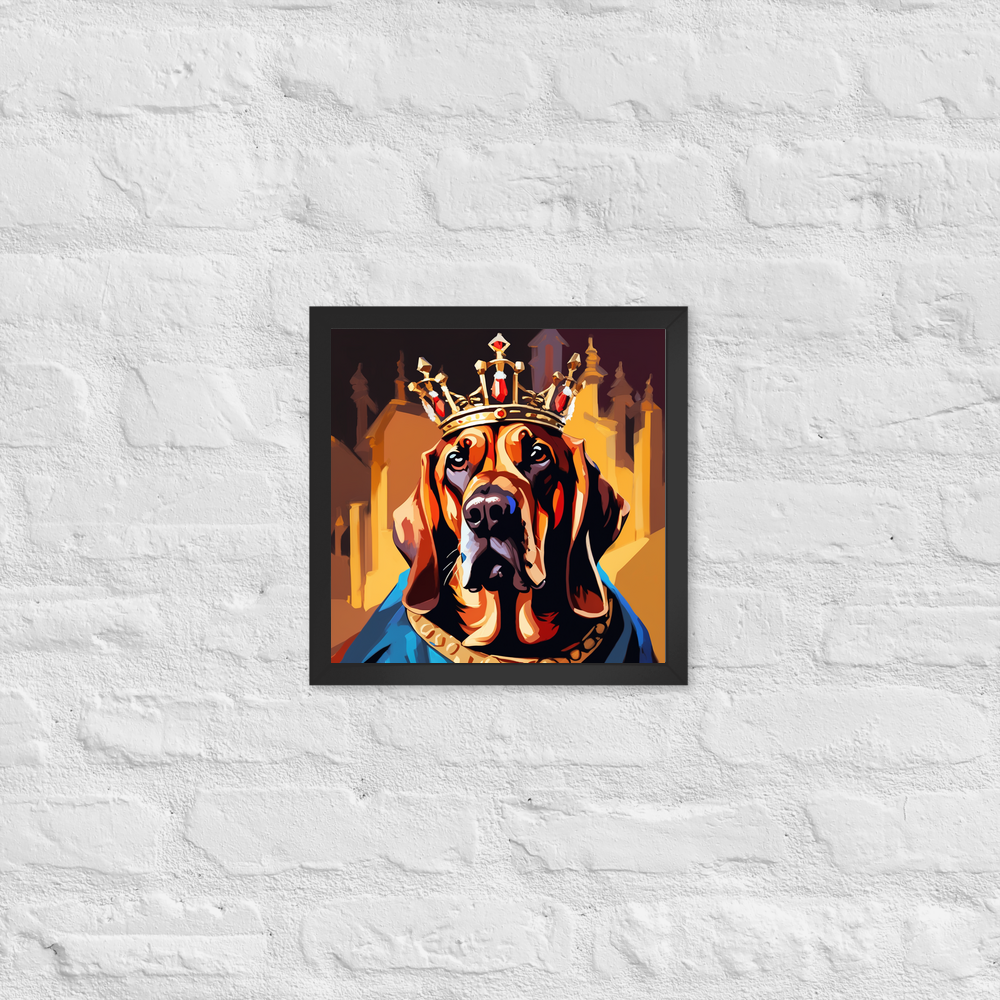 PugMug Custom Bloodhound Framed Print