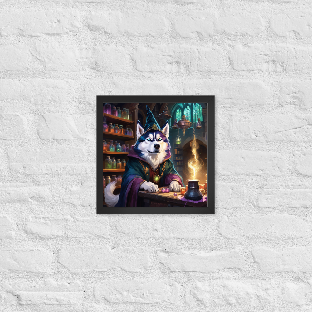 PugMug Custom Siberian Husky Framed Print