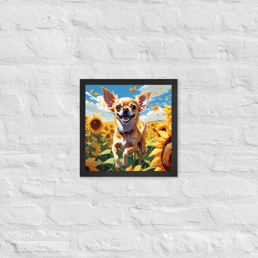 PugMug Custom Chihuahua Framed Print