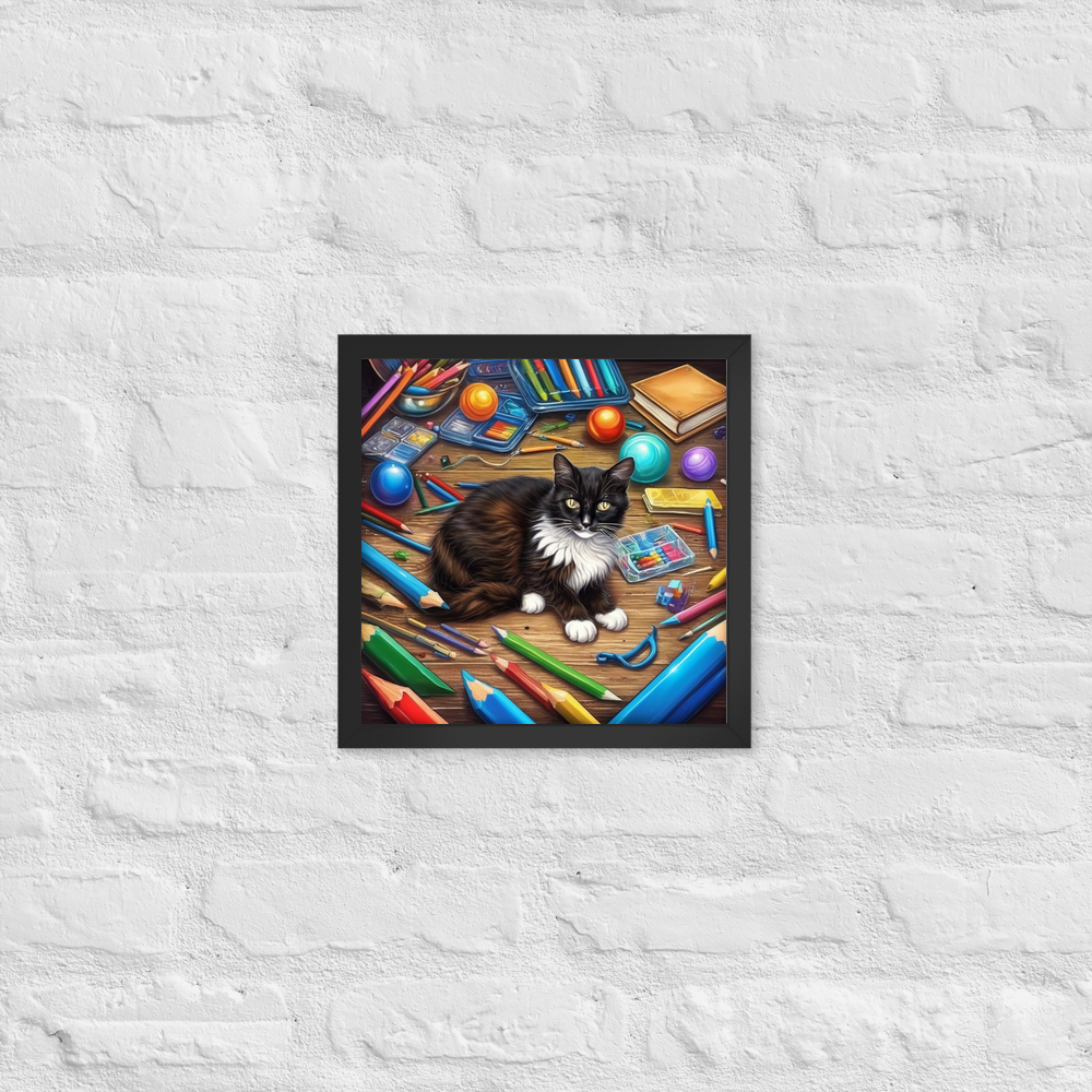 PugMug Custom Peerie Framed Print