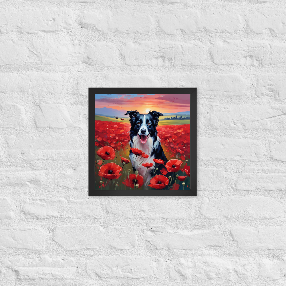 PugMug Custom Border Collie Framed Print