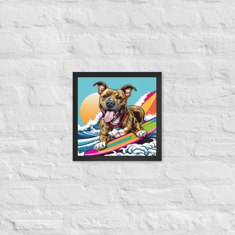 PugMug Custom Tony Hawk Framed Print