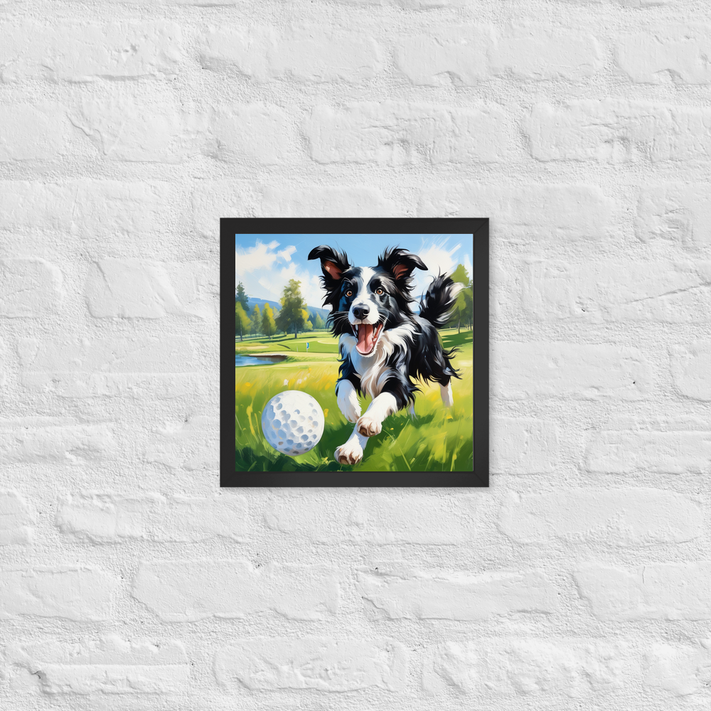 PugMug Custom Border Collie Framed Print