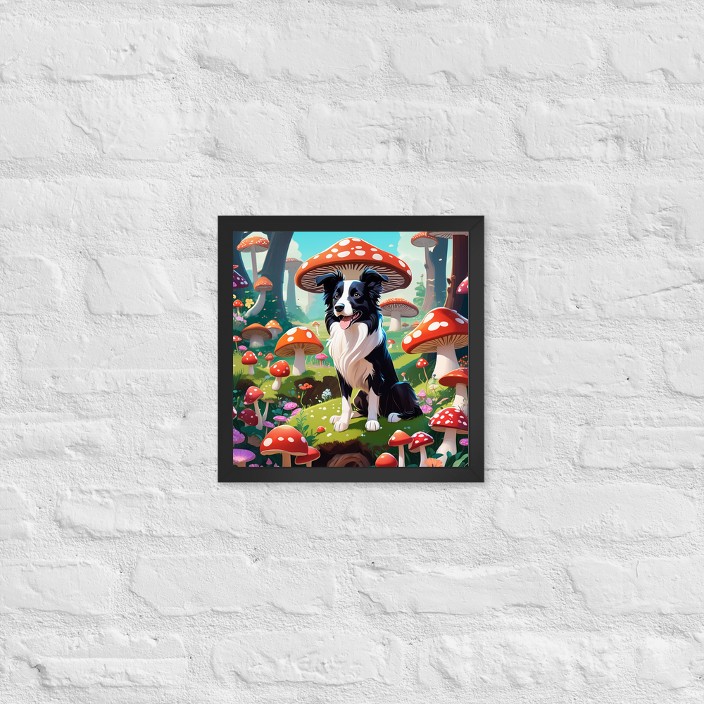 PugMug Custom Border Collie Framed Print
